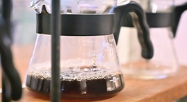 豊富な種類のコーヒーメニュー